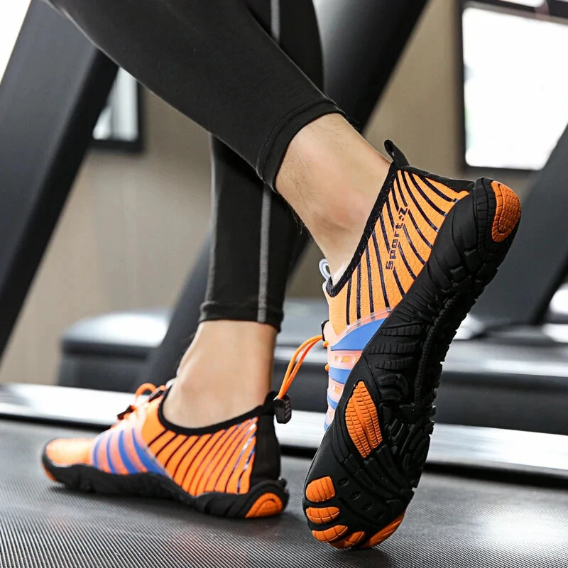 (image for) TENGOO Beach Wading Sandal Five Fingers Barefoot Design Soft Breathable Surf Fishing Fitness Water Sports Shoes